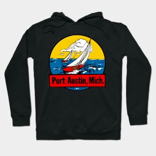 Port Austin, Michigan Decal Hoodie